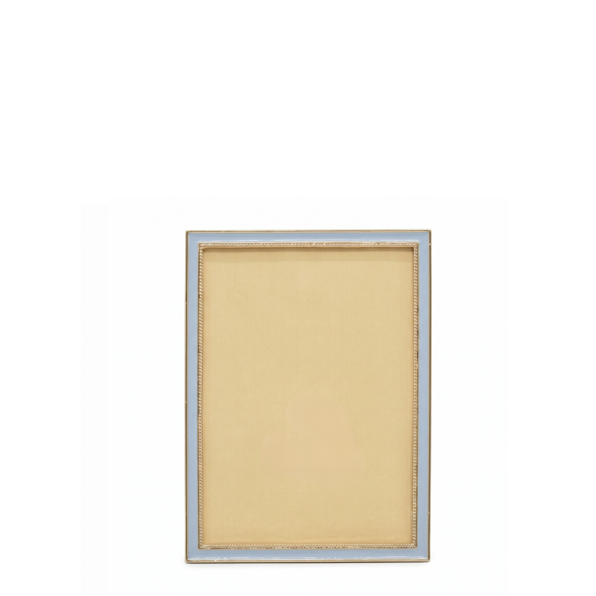 Leslie Rectangle Enamel Small Frame, Light Blue