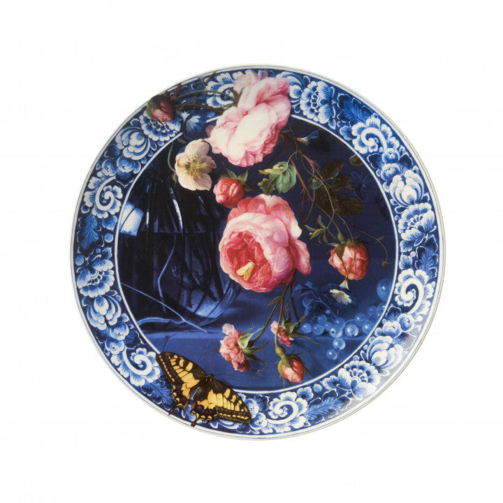 Dutch Floral Wall Plate, Large