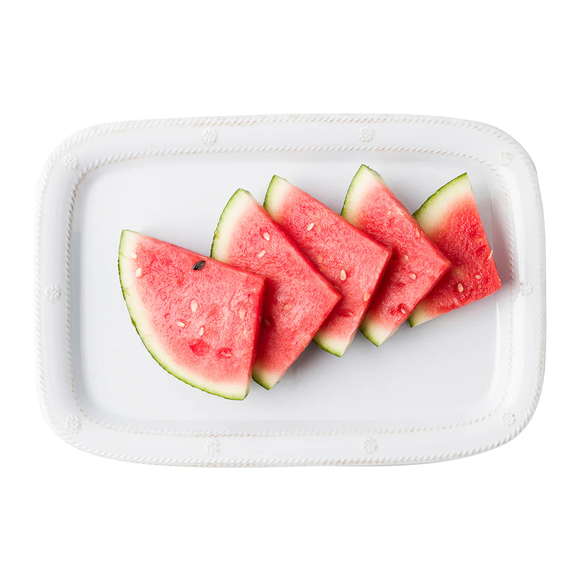 Juliska Berry & Thread Melamine 16" Tray, Whitewash