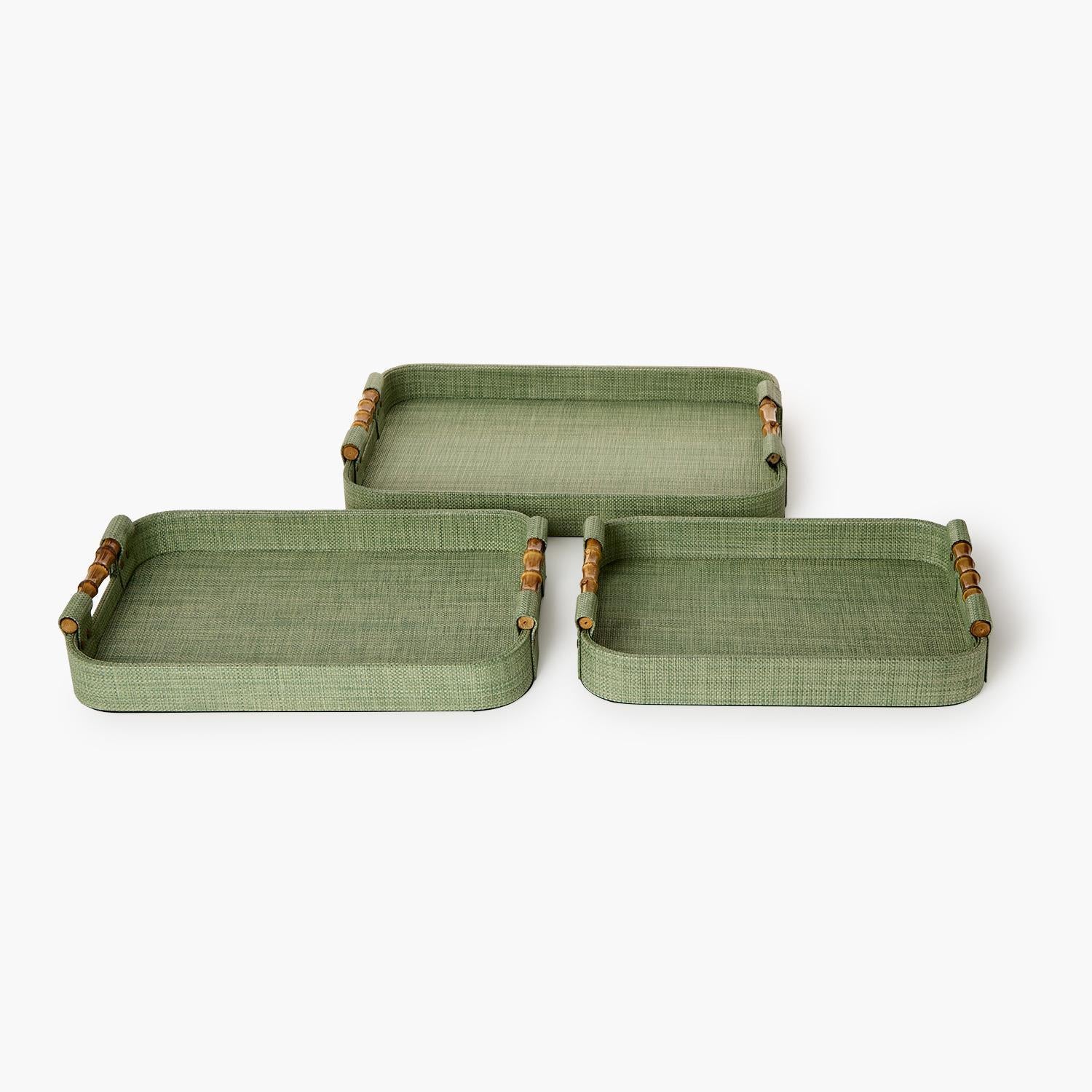 Trefle Faux Seagrass Tray, Multi Sizes