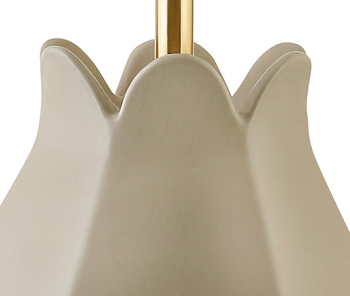 Worlds Away Mae Table Lamp, Beige