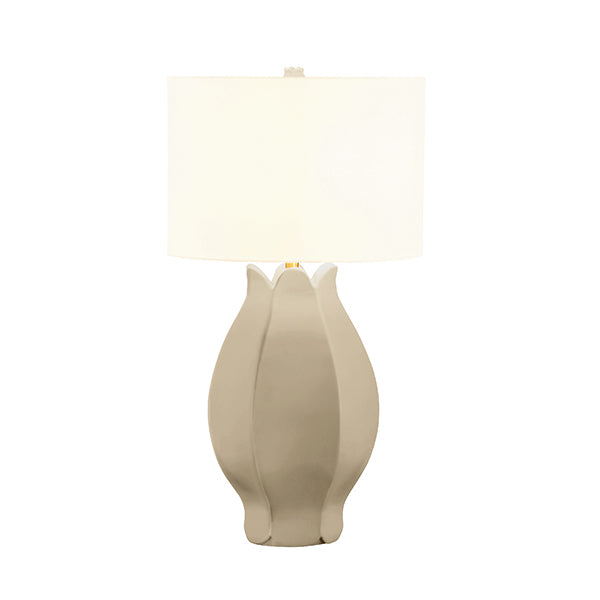 Worlds Away Mae Table Lamp, Beige