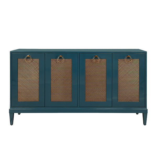 Worlds Away Marcella Buffet, Teal