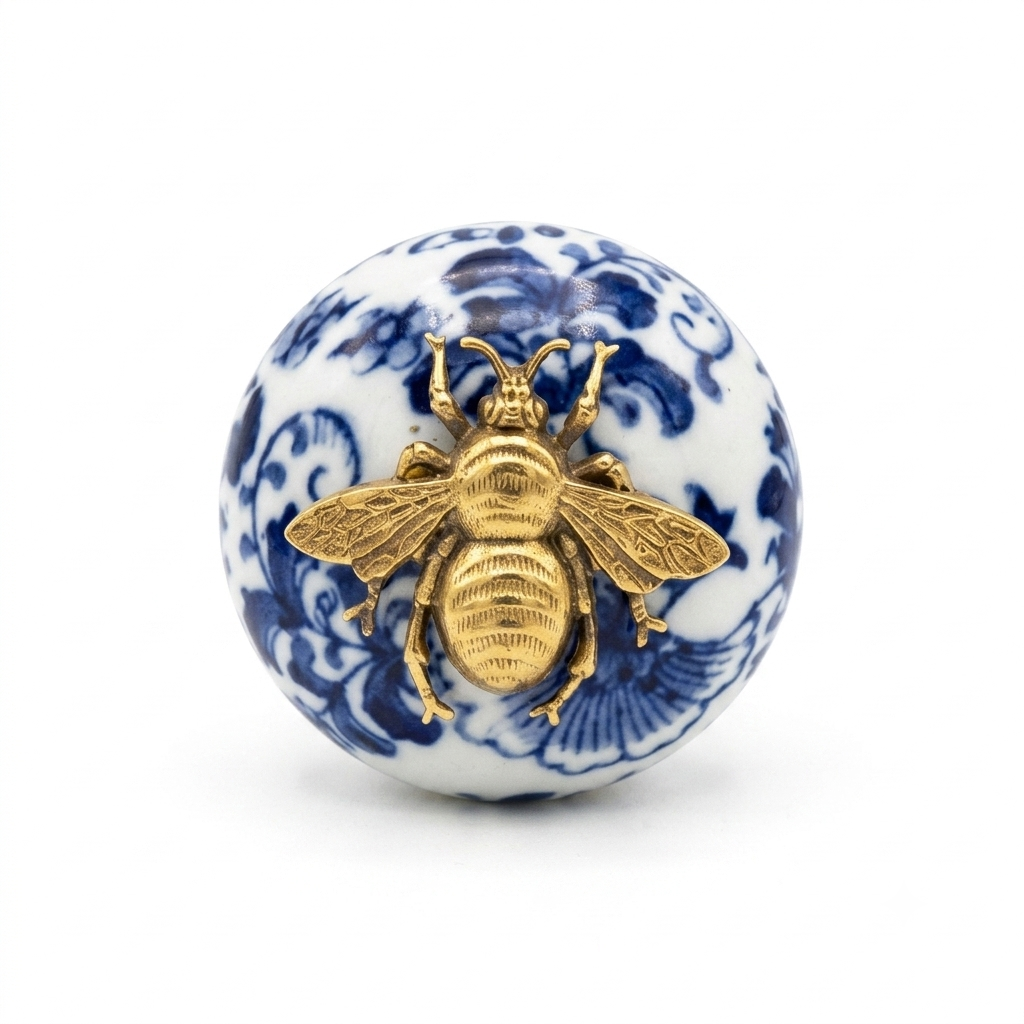 Museum Bee, Ceramic Ball Frame with Grande Bee