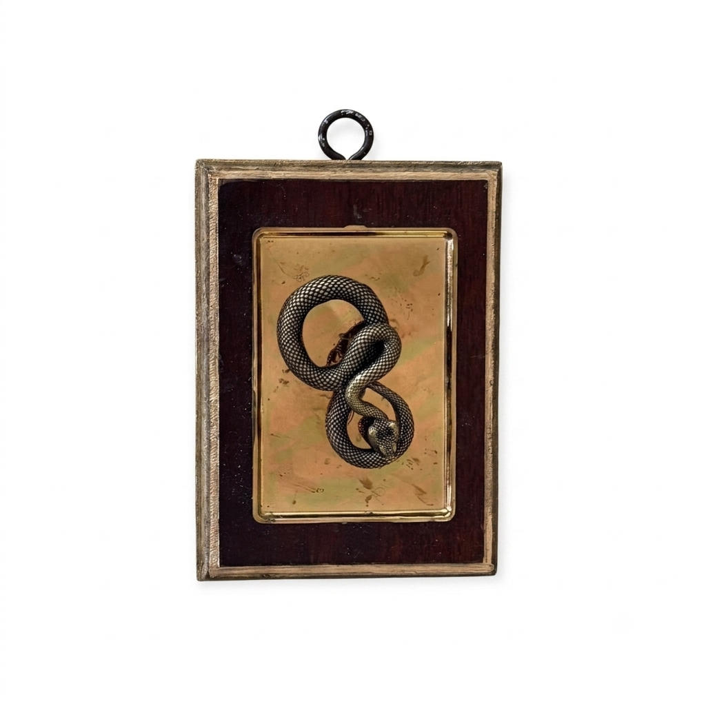 Museum Bee, Wooden Frame with Snake