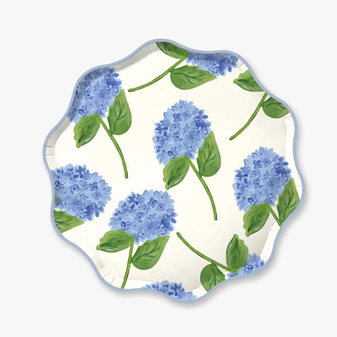 Mackenzie Dinner Paper Plate Set, Hydrangea