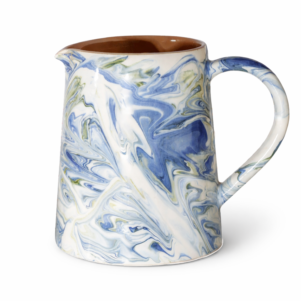Marbled Pitcher, Blue and Green