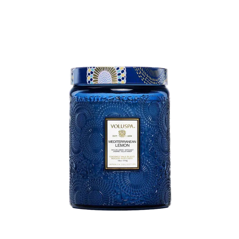 Voluspa Mediterranean Lemon Large Jar Candle