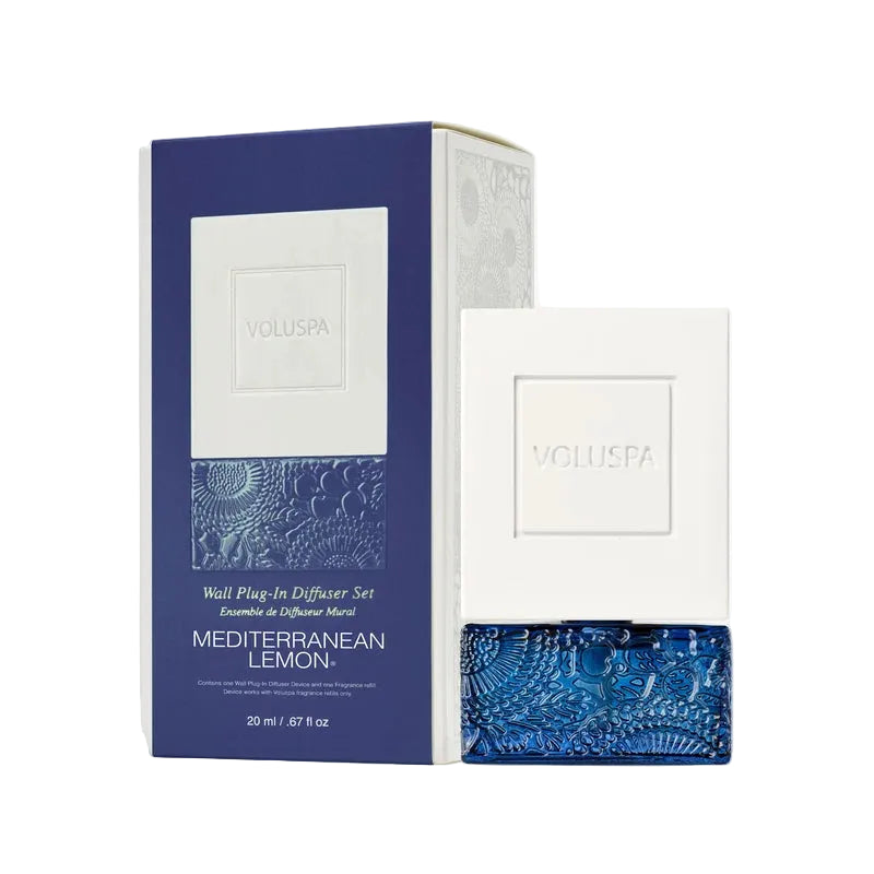 Voluspa Mediterranean Lemon Wall Plug-In Starter Kit