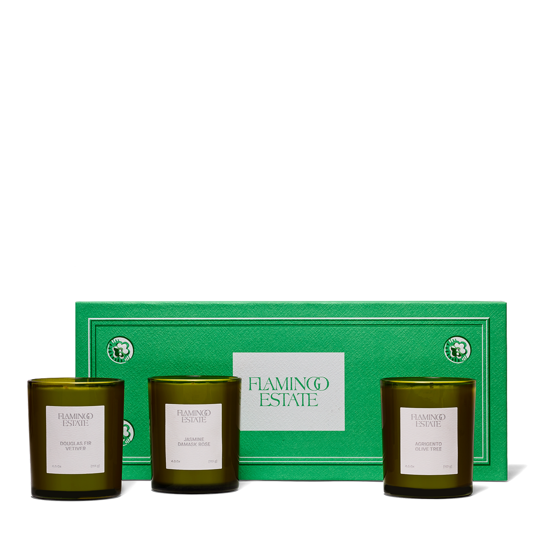 Flamingo Estate Mini Three Sisters Candle Set