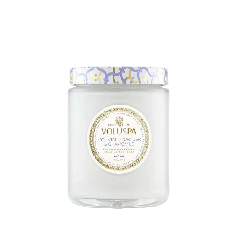 Voluspa Mountain Lavender & Chamomile Large Jar Candle