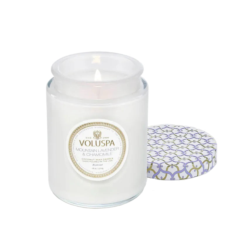 Voluspa Mountain Lavender & Chamomile Large Jar Candle