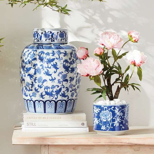 Dynasty Blossom Lidded Jar