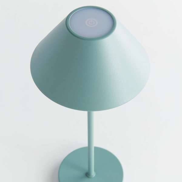 Oxley Short Cordless LED Lamp, Robin's Egg