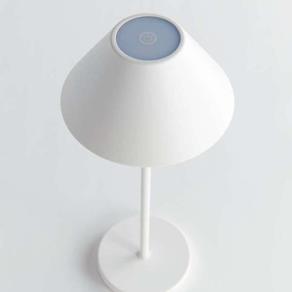 Oxley Short Cordless LED Lamp, White