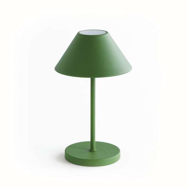 Oxley Short Cordless LED Lamp, Kelly Green