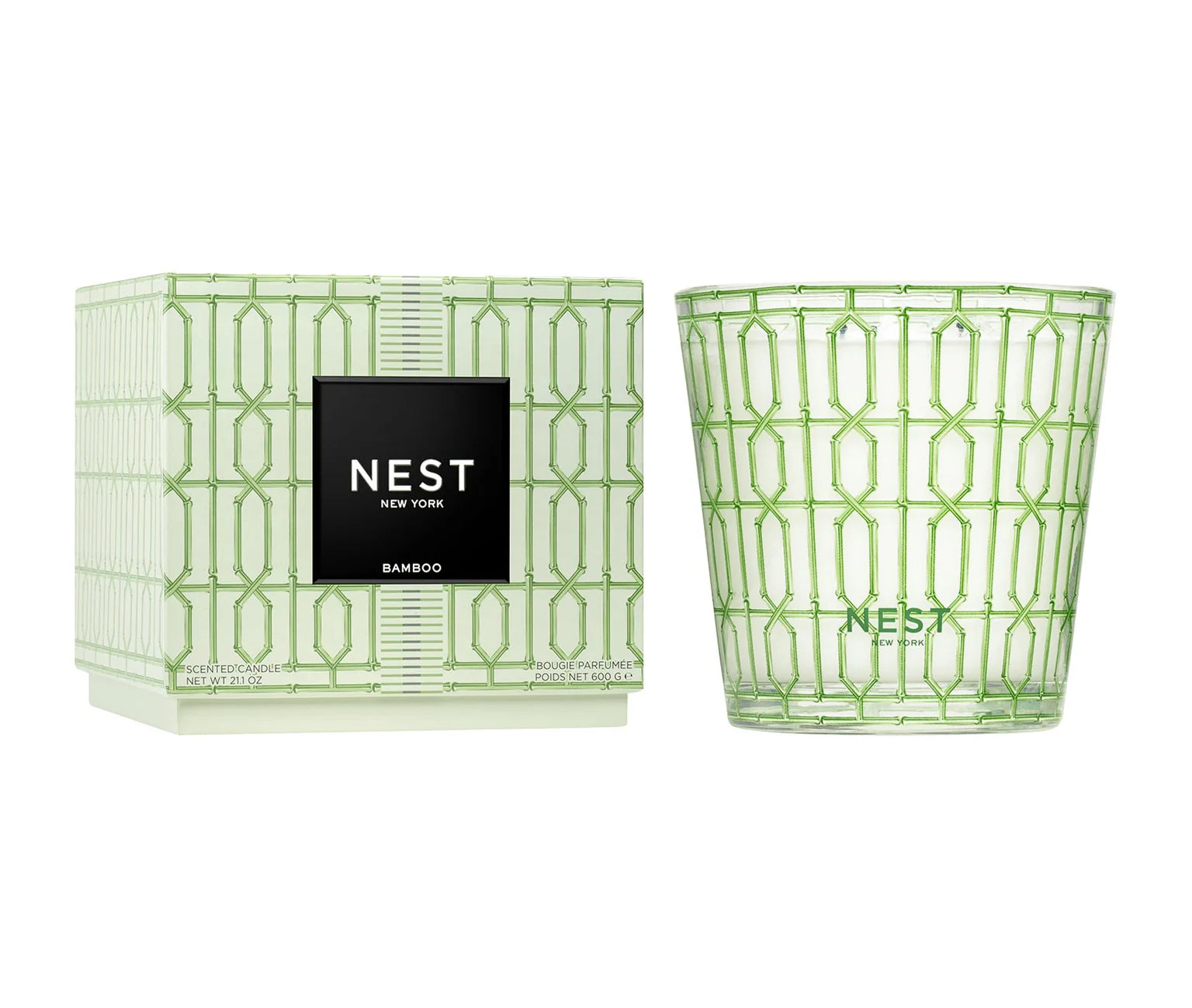 Nest Bamboo Decorative 3-Wick Candle