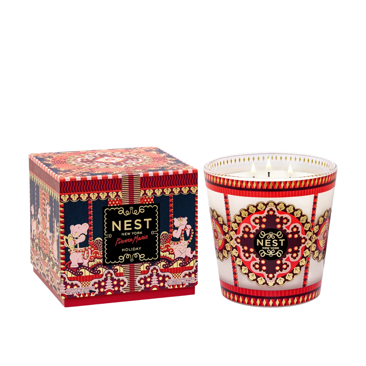 Nest New York x Pierre Marie Holiday 3-Wick Candle