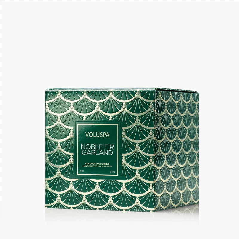 Voluspa Noble Fir Garland Luxury Candle