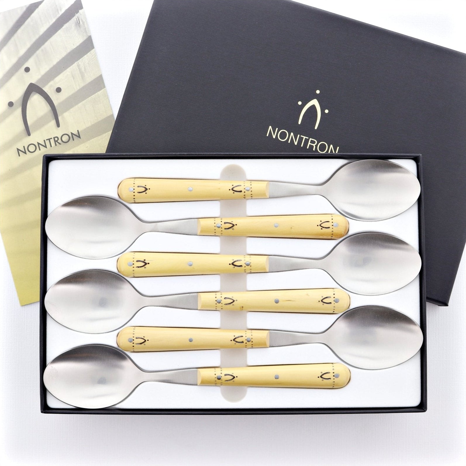 Nontron Steak Knives & Flatware Sets Burned Boxwood