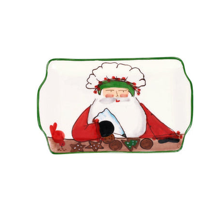 Vietri Old St. Nick 2025 Limited Edition Rectangular Plate