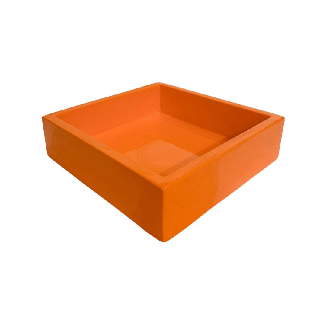 Keith Bamboo Cocktail Napkin Holder, Orange