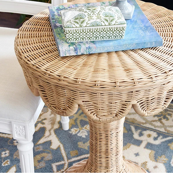 Worlds Away Orla Side Table
