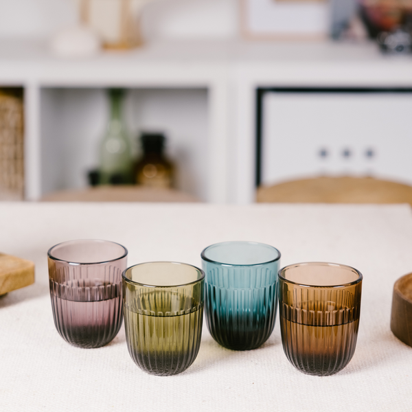 La Rochere Ouessant Assorted Colored Tumblers, Set of 4 - Hunt and Bloom