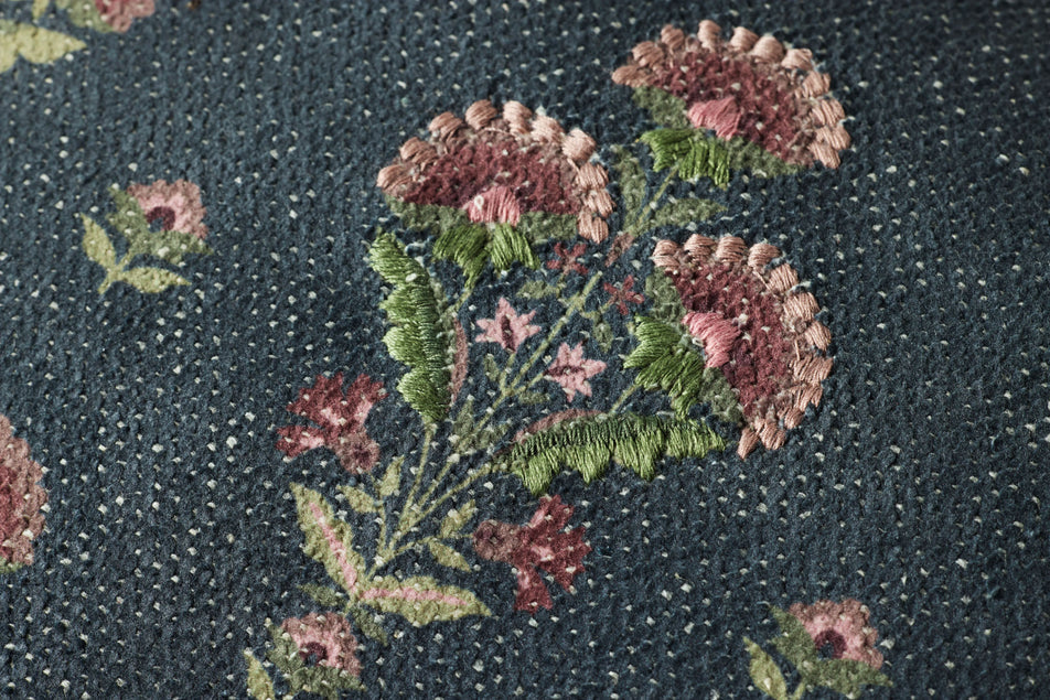 Marigold Pillow, Blue