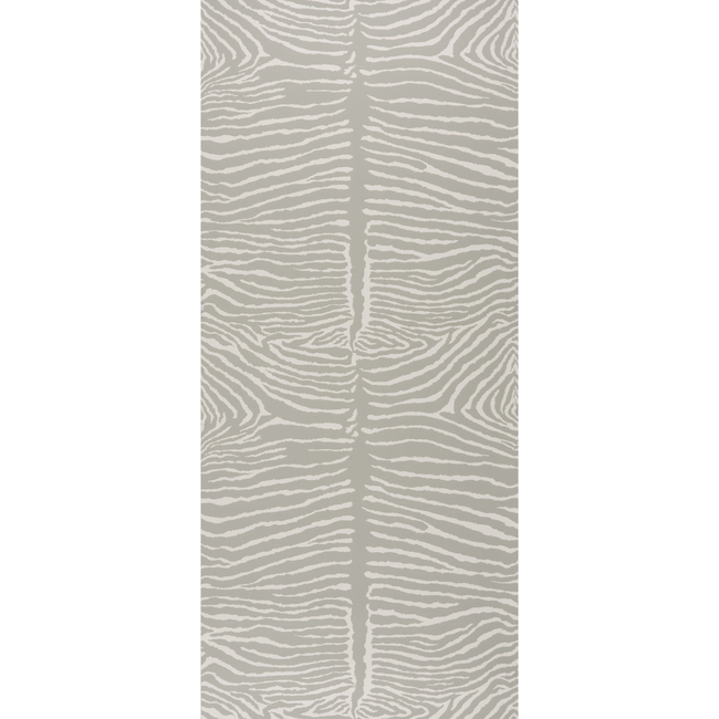 Le Zebre Wallpaper, Pewter