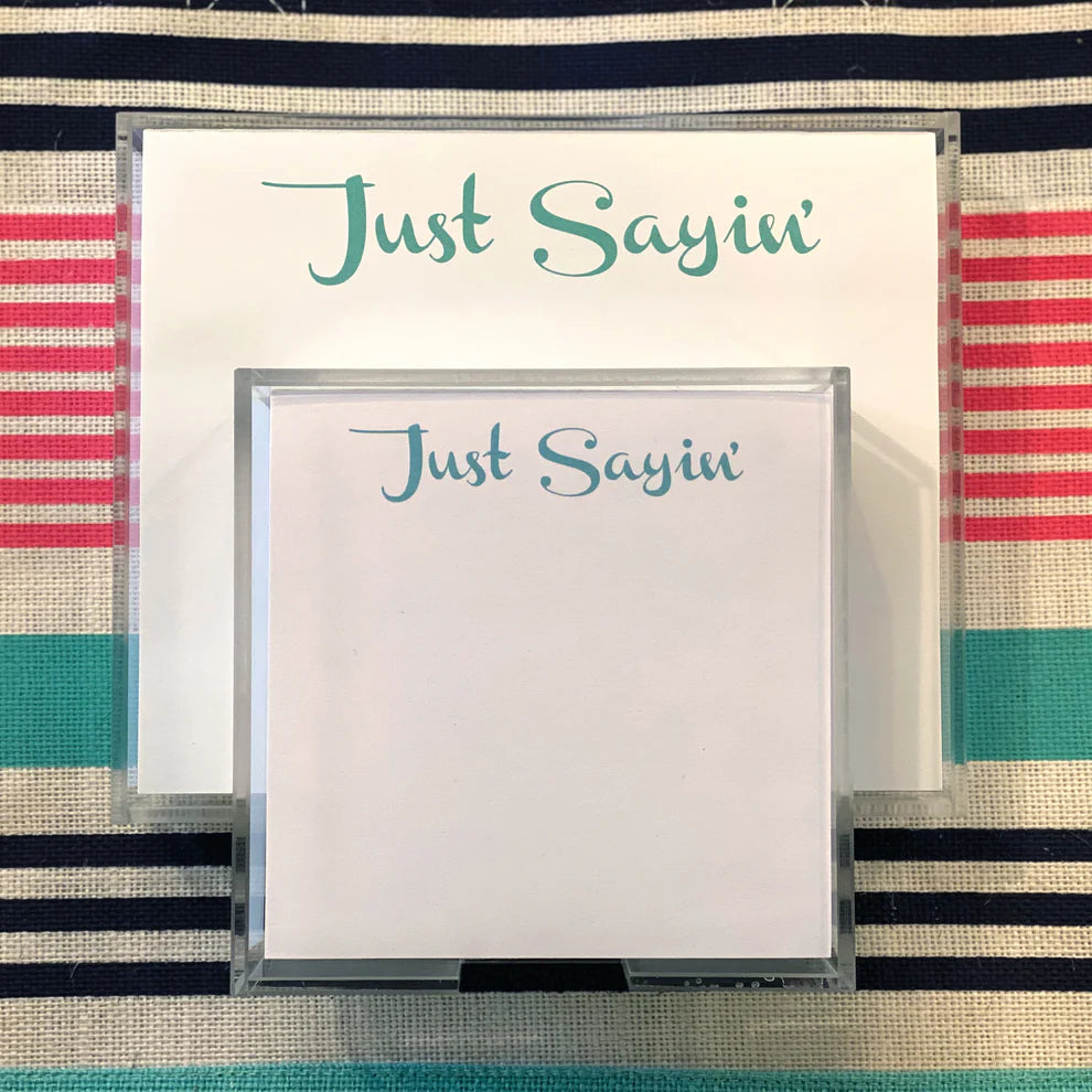 Just Saying Large Notepad