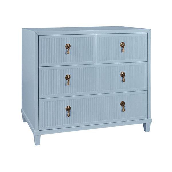 Worlds Away Pascal Chest, Light Blue