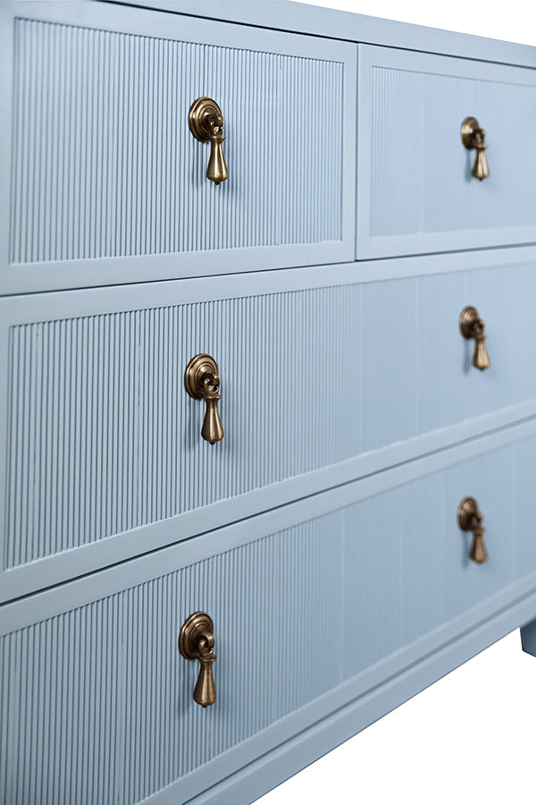 Worlds Away Pascal Chest, Light Blue