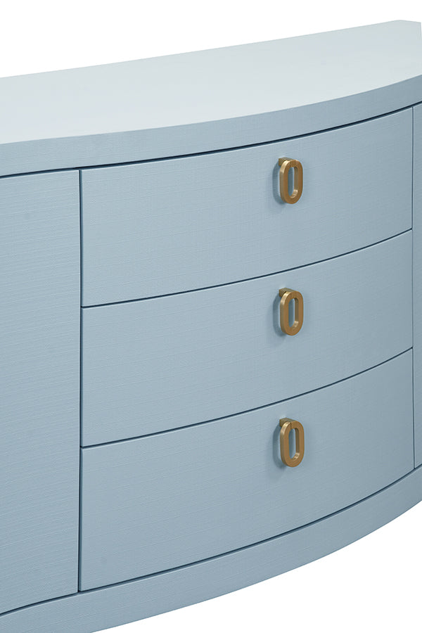 Worlds Away Paulina Buffet, Light Blue