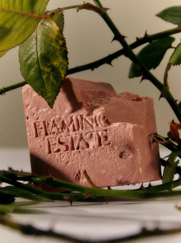 Flamingo Estate Jasmine Damask Rose Soap Brick