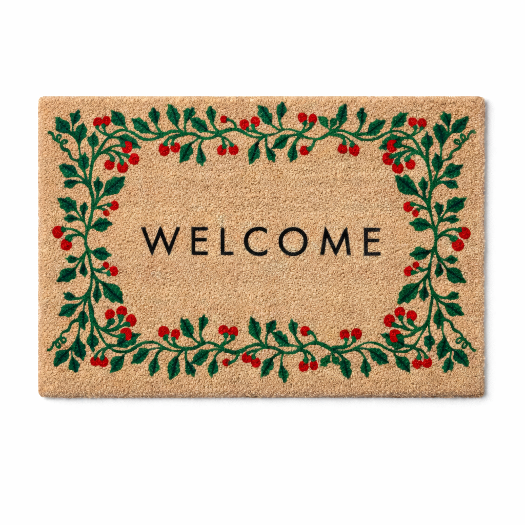 Rifle Paper Co. Welcome Coir Doormat