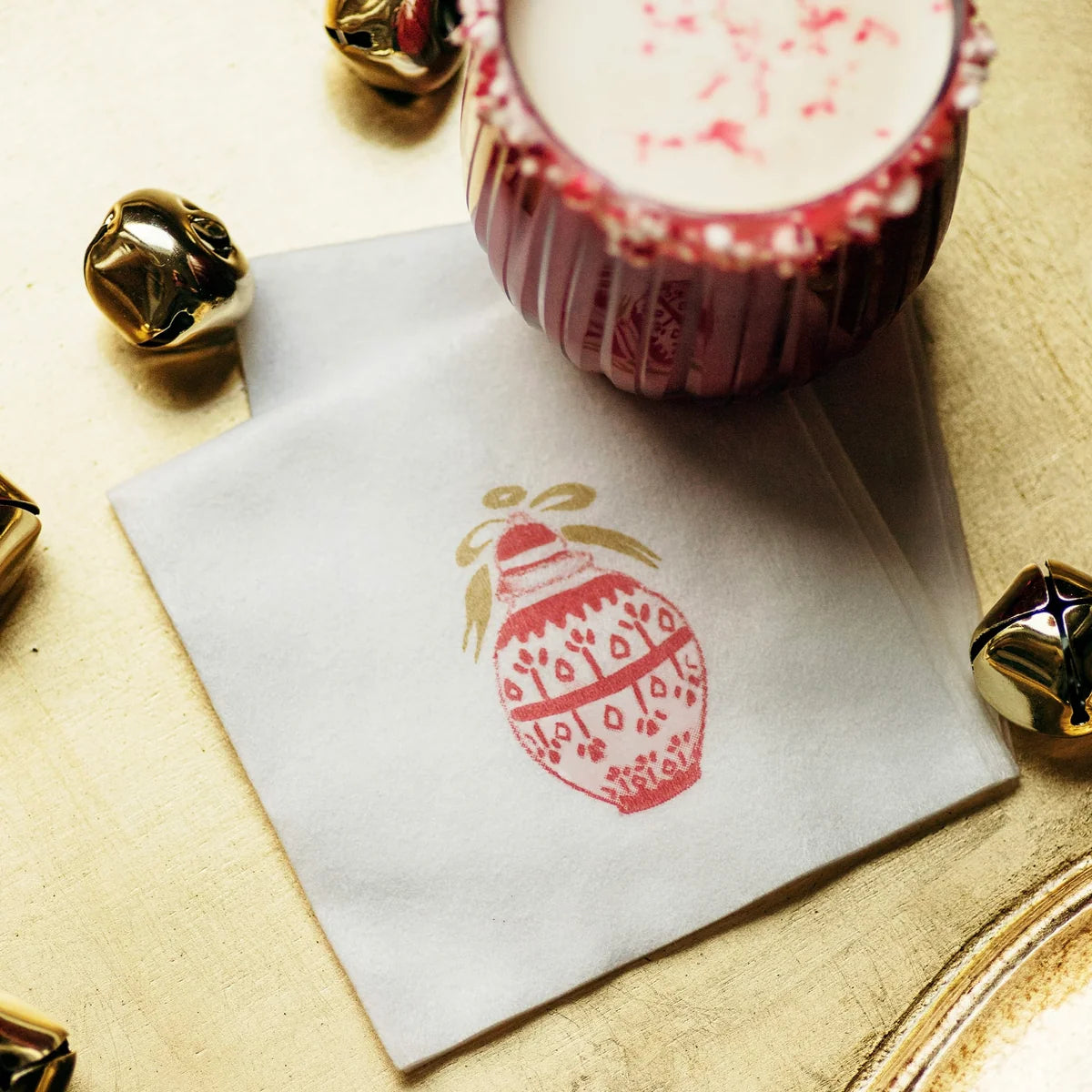 Vietri Red Ginger Jar Cocktail Napkins