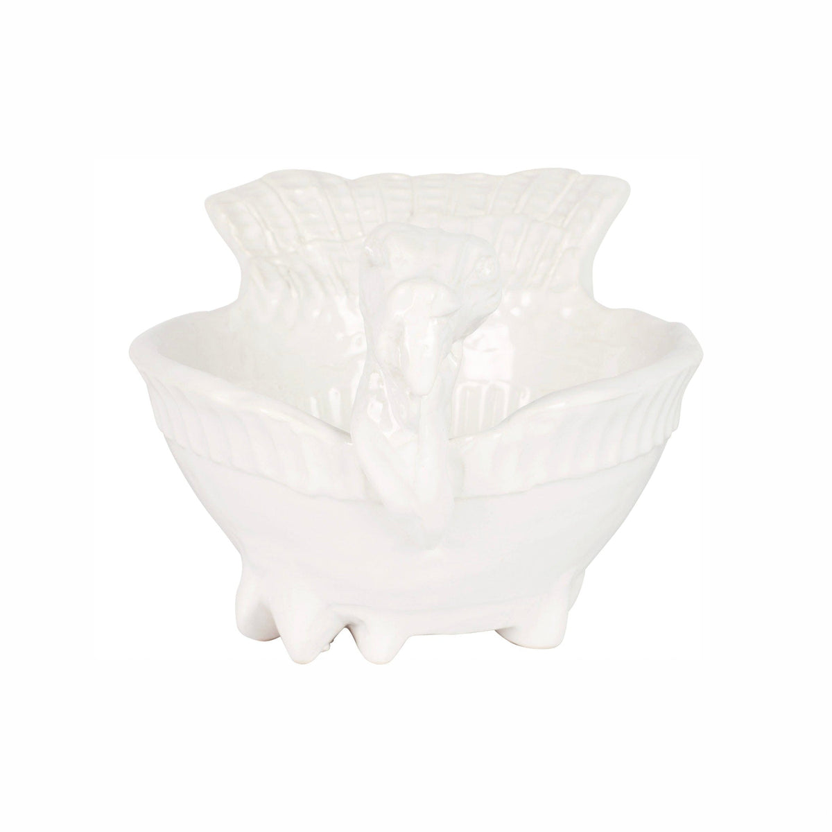 Vietri Pietra Tacchino Figural Deep Serving Bowl