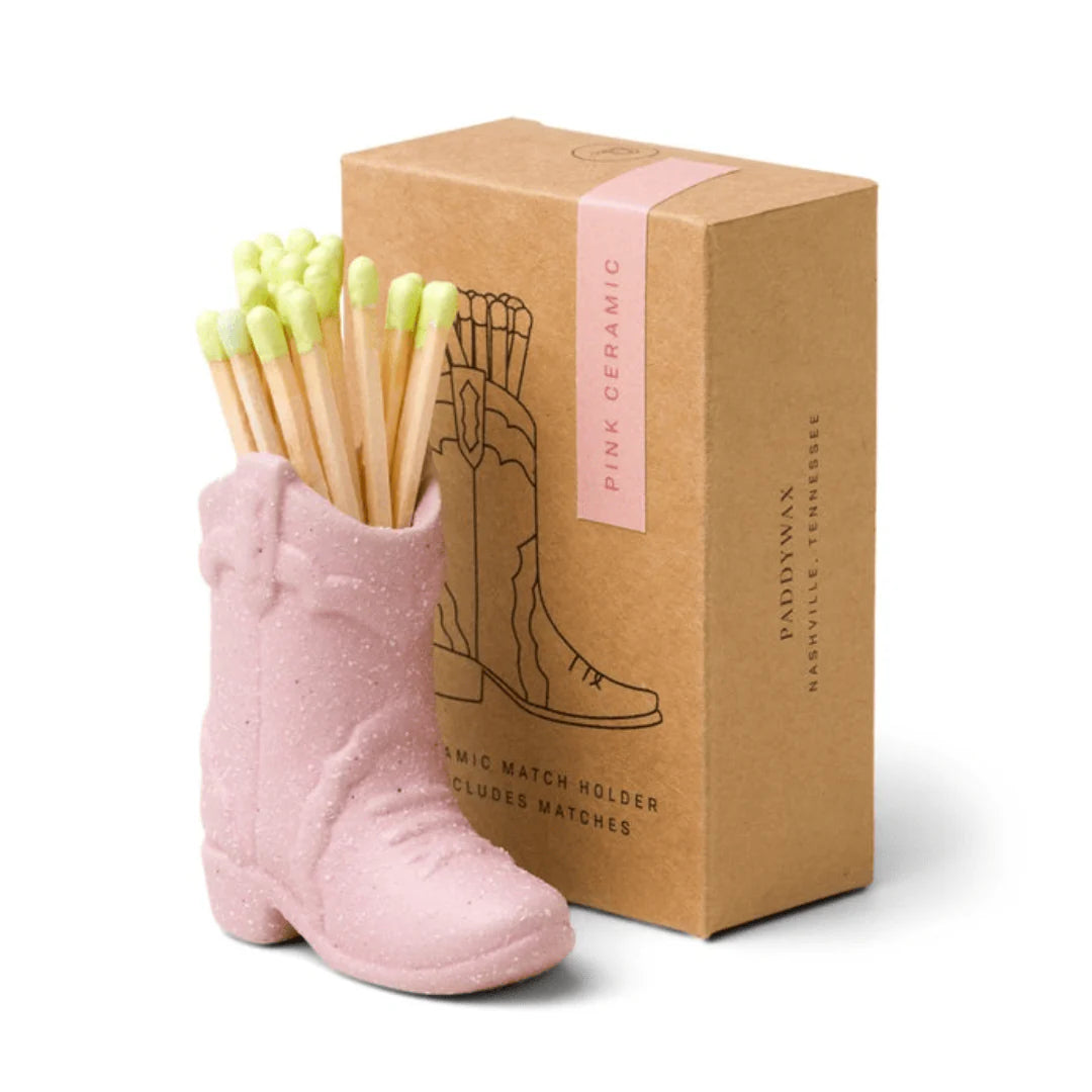 Cowboy Boot Match Holder, Pink