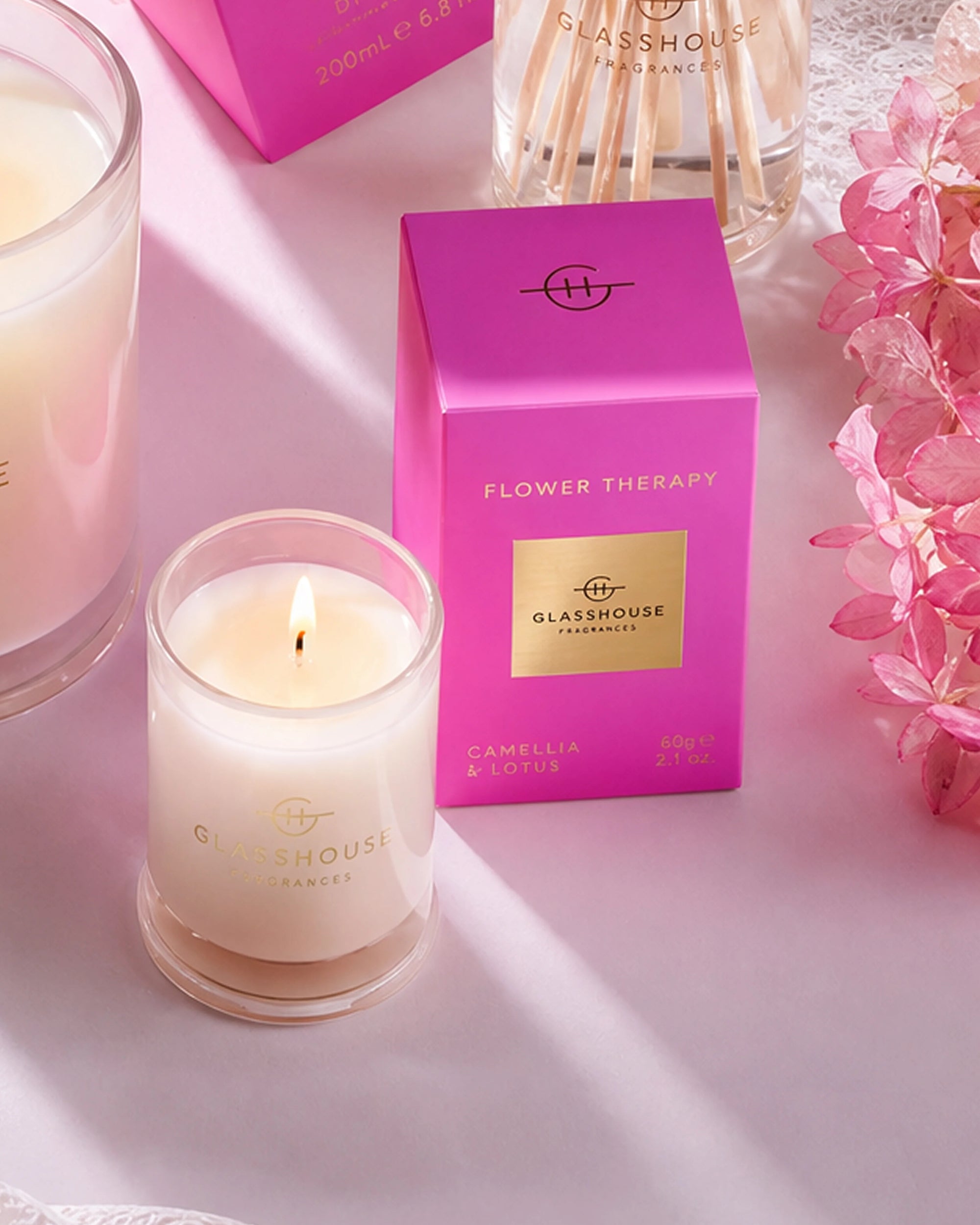 Glasshouse Flower Therapy Small Candle