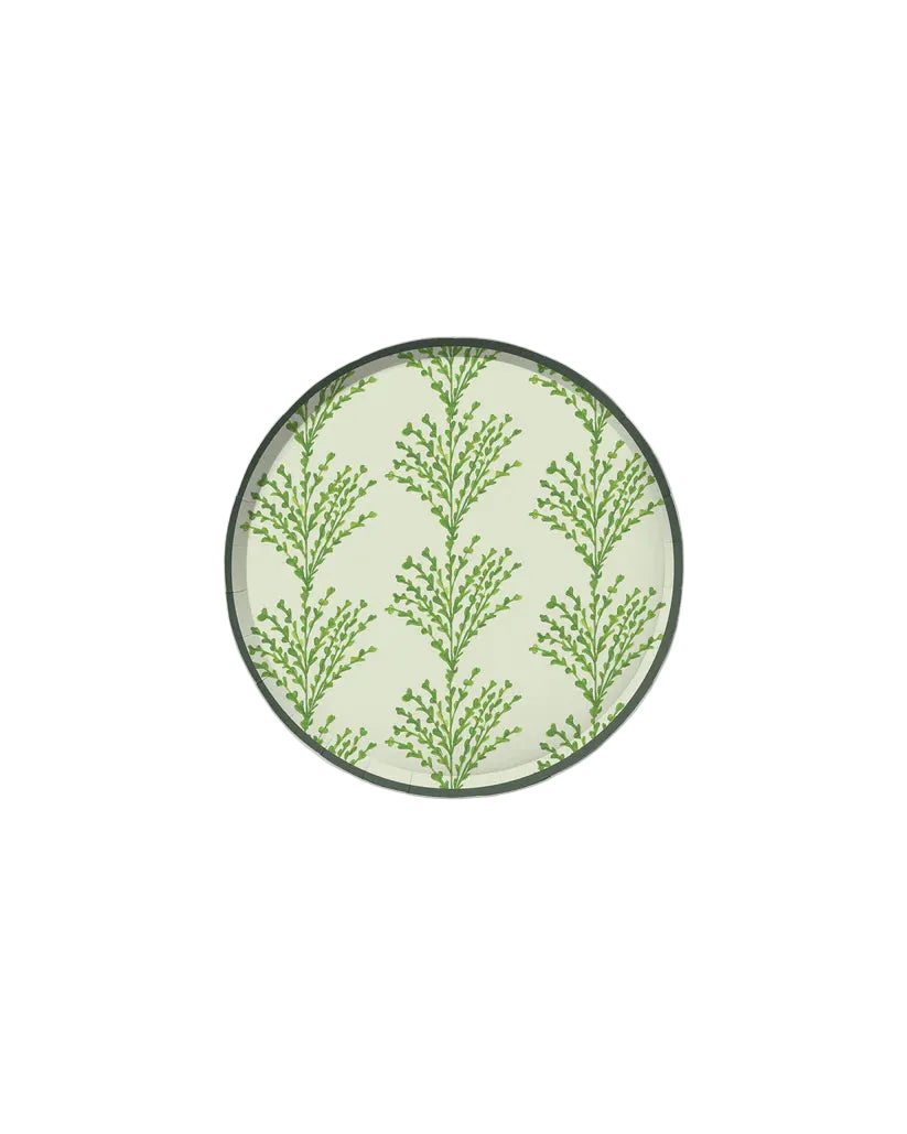 Parker Hors d'Oeuvres Paper Plate Set, Seagrass