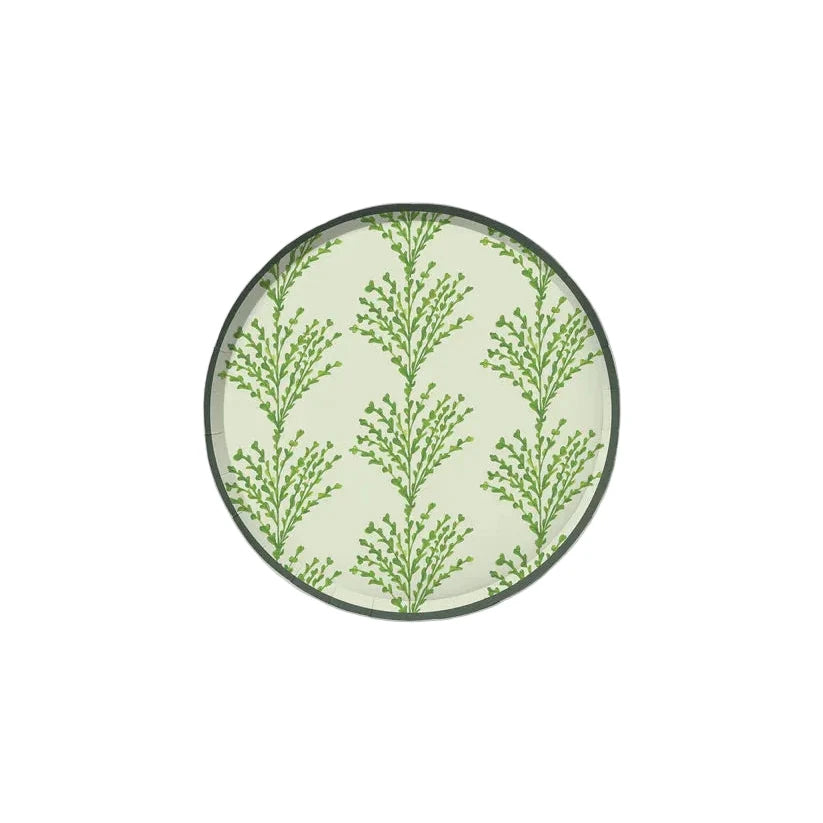 Parker Hors d'Oeuvres Paper Plate Set, Seagrass
