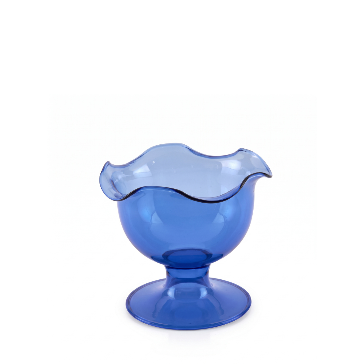 Pelli Small Pedestal Bowl, Blue