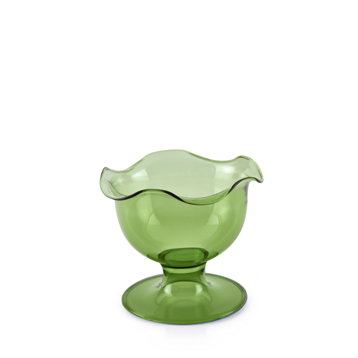 Pelli Small Pedestal Bowl, Green