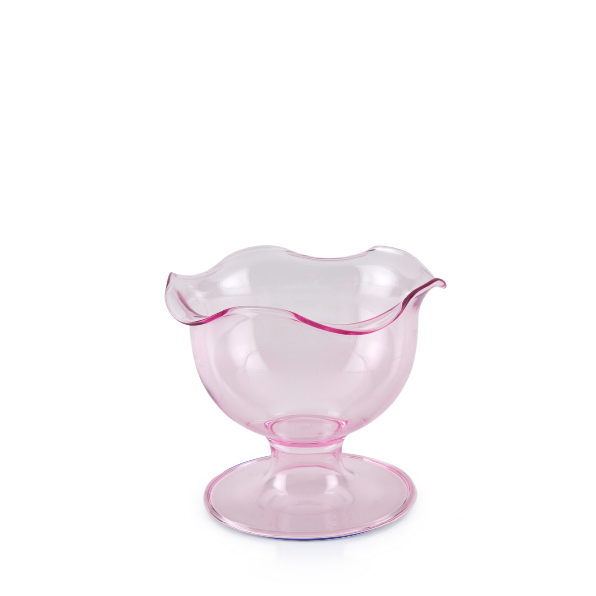 Pelli Small Pedestal Bowl, Pink