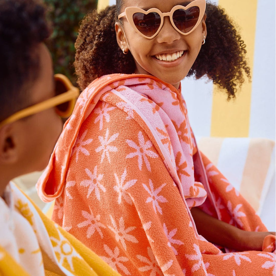 Weezie Kids' Beach Towel, Petal Pop