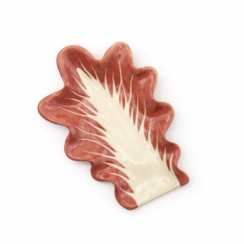 Minnie-Mae Handmade Radicchio Spoon Rest, Pink