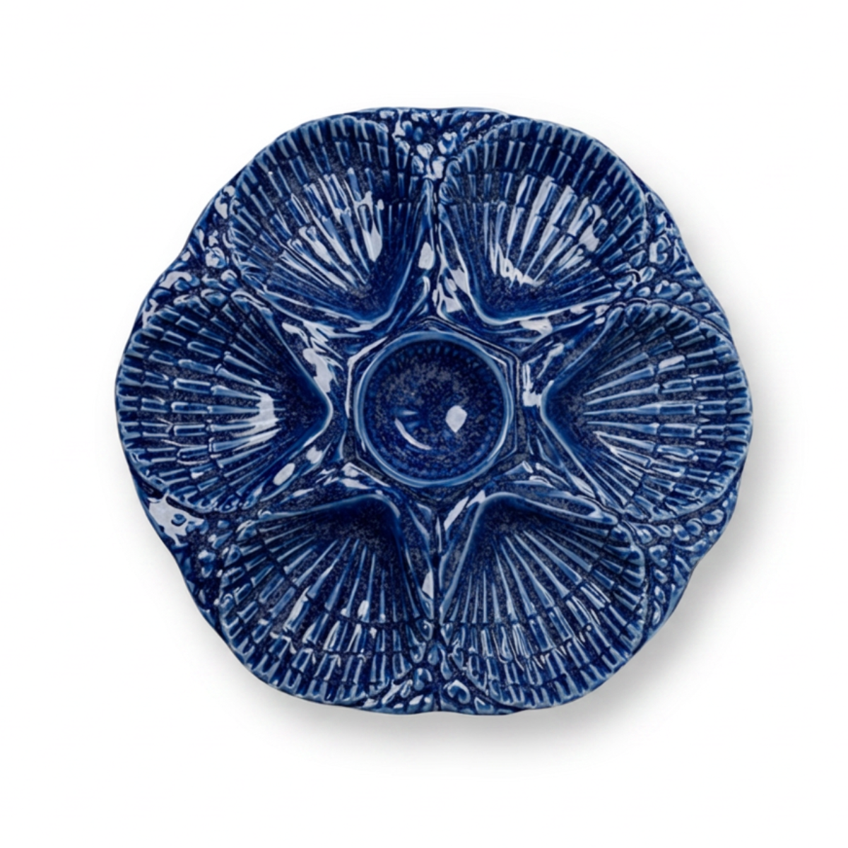Pontchartrain Oyster Plate, Blue