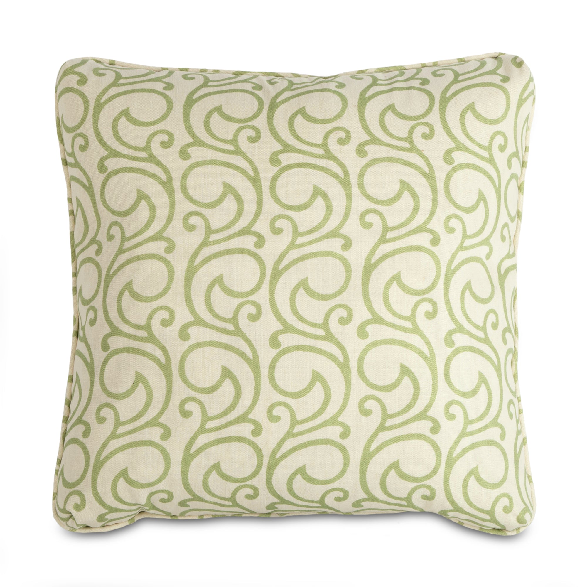 Serendipity Scroll Pillow, Green