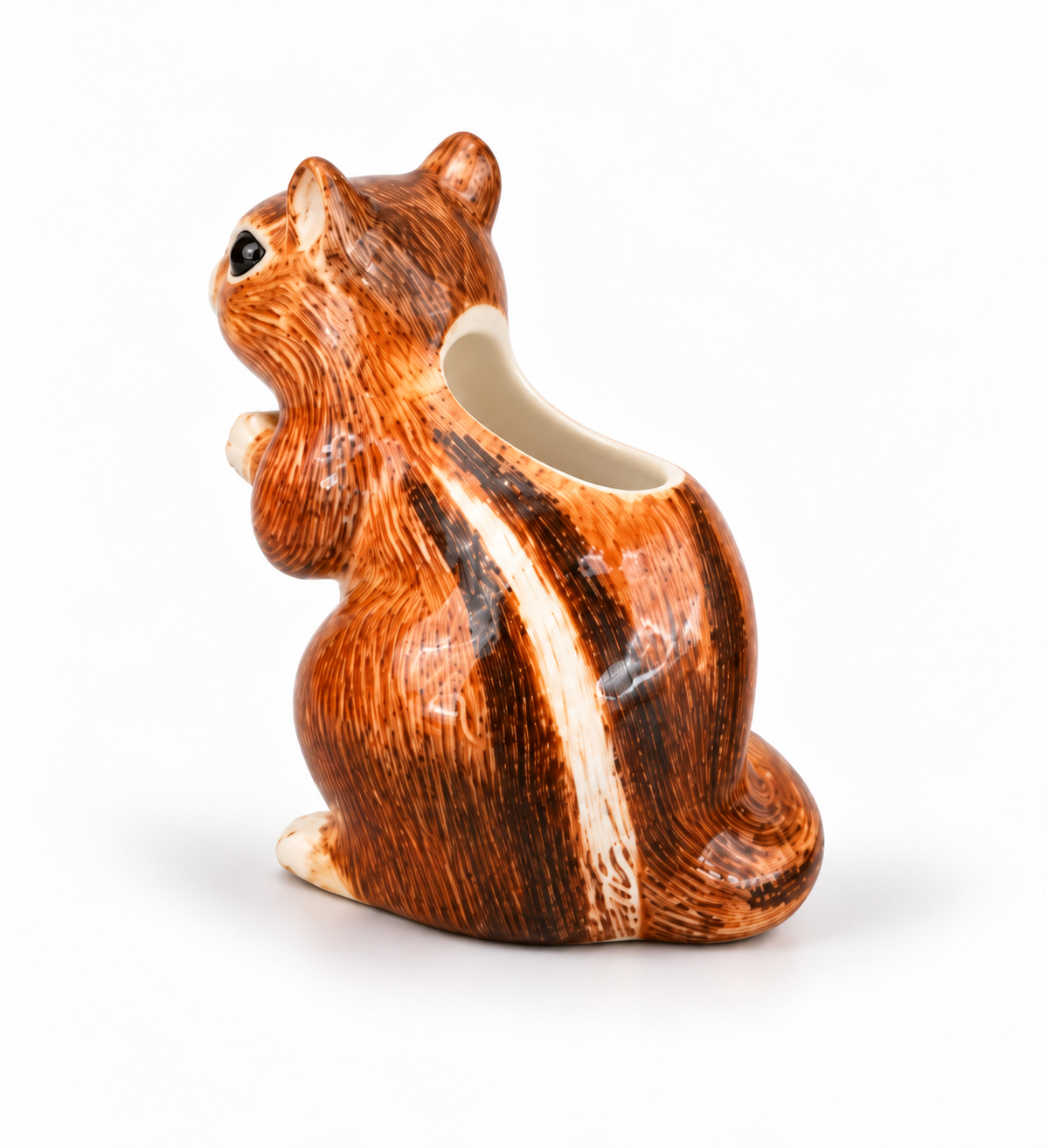 Quail Ceramics Chipmunk Bud Vase
